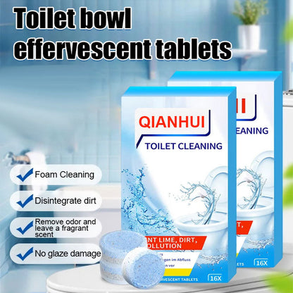 🔥Køb 1 få 1 gratis - 🍋Lemon Scent Toilet Bowl Cleaner Tablets