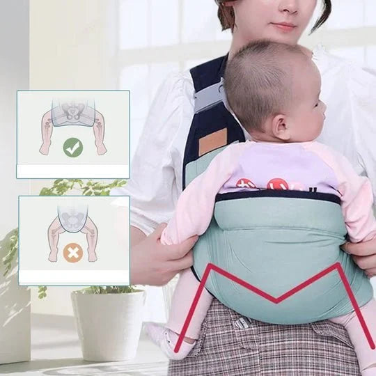🎉 Udsalg 2026 — Over 30.000 solgt! 👶 4-i-1 åndbar bæresele – 0–36 måneder, foran/bagpå/med ansigtet indad/udad – håndfri komfort for forældre og baby! ✨