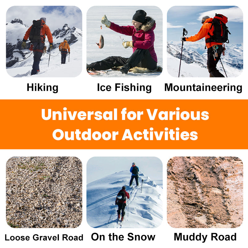 🔥HOT SALE🔥Skridsikre pigge til udendørs sko og støvler