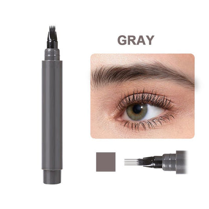 📢📢Køb 1 Få 1 gratis💄✨Vandtæt 4-i-1 skæg- og øjenbrynspen - Holdbar og uden snavs