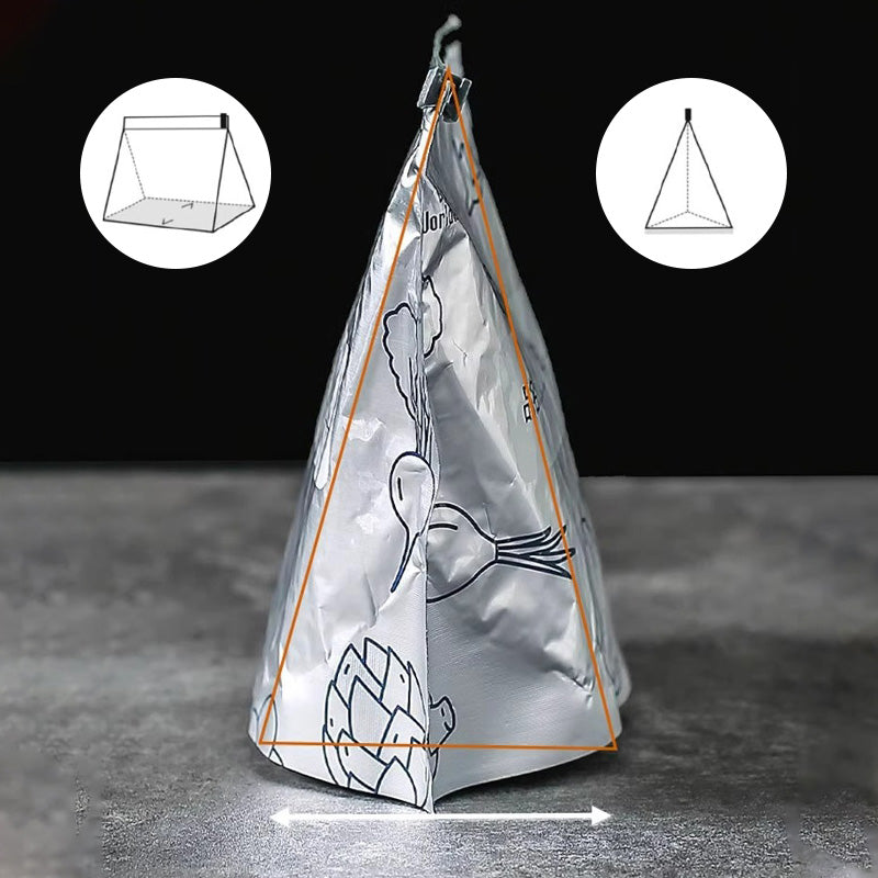 Antibakteriel friskhedspose af aluminiumsfoli