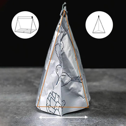 Antibakteriel friskhedspose af aluminiumsfoli