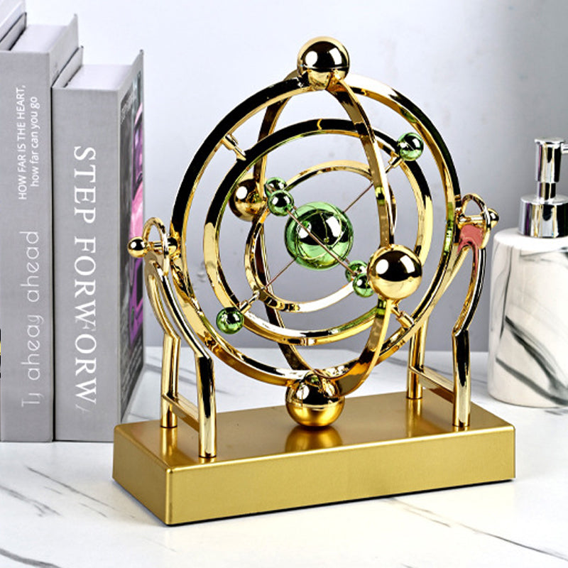 🌀Pendul med evig bevægelse i himmelbane - Kreativ roterende dekoration til hjemmet