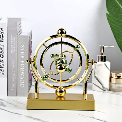 🌀Pendul med evig bevægelse i himmelbane - Kreativ roterende dekoration til hjemmet