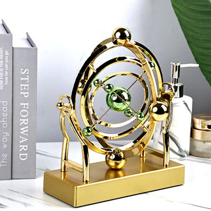 🌀Pendul med evig bevægelse i himmelbane - Kreativ roterende dekoration til hjemmet