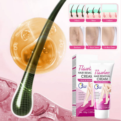 🎁SIDSTE DAG - KØB 1 FÅ 1 GRATIS🎁Flawless & Gentle hårfjerningscreme