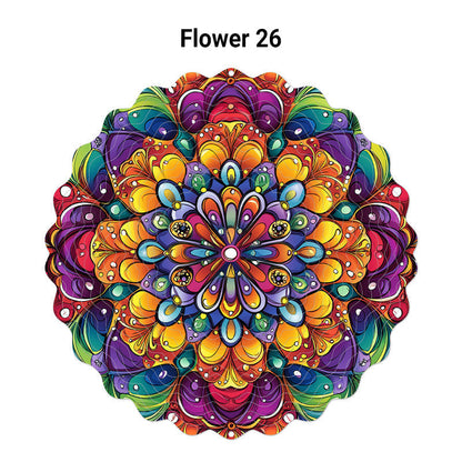 3D farverigt roterende vindspil ornamen