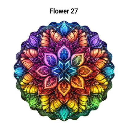 3D farverigt roterende vindspil ornamen