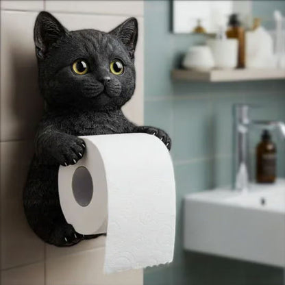 🧻Vægmonteret toiletrulleholder til katte🐾