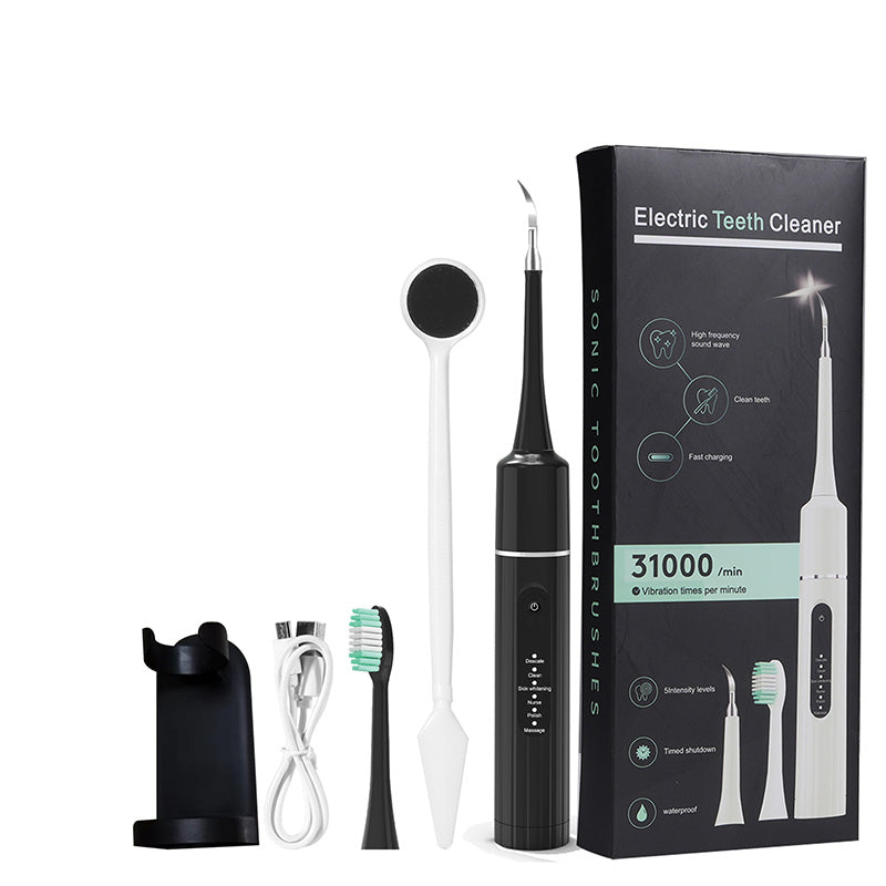 ⏳ 💥Hot Sale med 50 % rabat💥🦷✨Smile Brighter - Professionel ultralydstandsrenser med hastighedsregulering