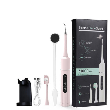 ⏳ 💥Hot Sale med 50 % rabat💥🦷✨Smile Brighter - Professionel ultralydstandsrenser med hastighedsregulering