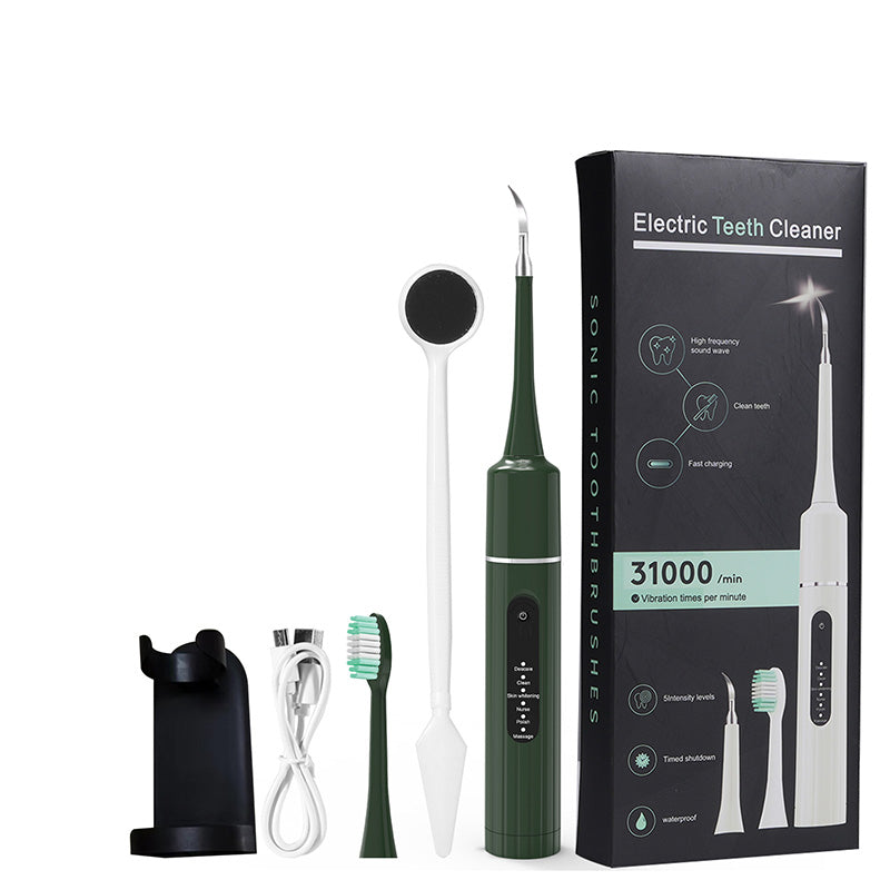 ⏳ 💥Hot Sale med 50 % rabat💥🦷✨Smile Brighter - Professionel ultralydstandsrenser med hastighedsregulering