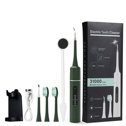 ⏳ 💥Hot Sale med 50 % rabat💥🦷✨Smile Brighter - Professionel ultralydstandsrenser med hastighedsregulering