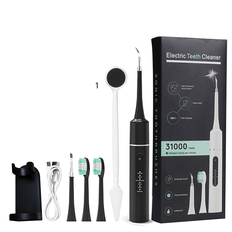 ⏳ 💥Hot Sale med 50 % rabat💥🦷✨Smile Brighter - Professionel ultralydstandsrenser med hastighedsregulering