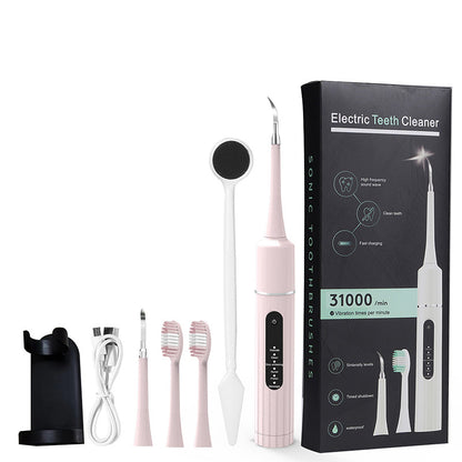 ⏳ 💥Hot Sale med 50 % rabat💥🦷✨Smile Brighter - Professionel ultralydstandsrenser med hastighedsregulering