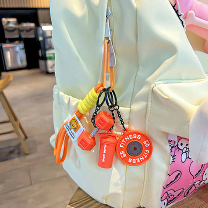 Kreativ nøglering med fitness-tem