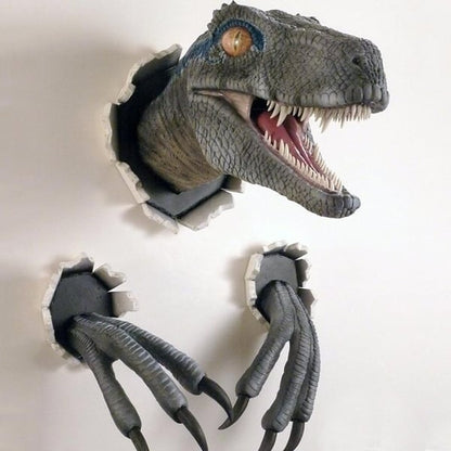 🎉3D dinosaur-vægdekoration