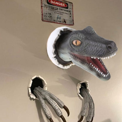 🎉3D dinosaur-vægdekoration