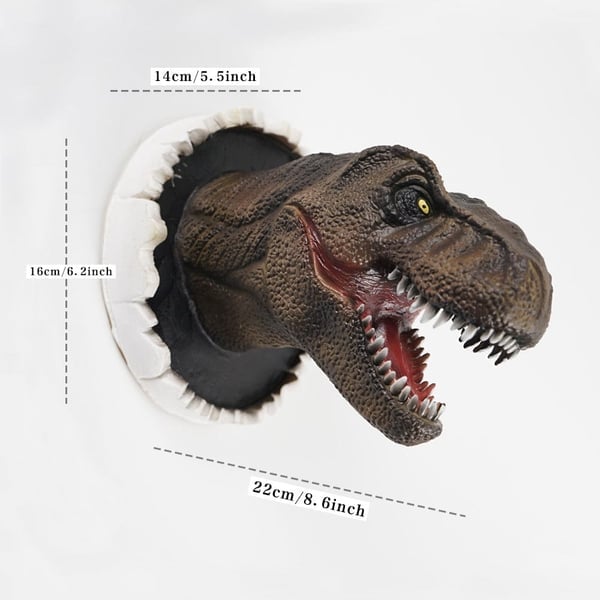 🎉3D dinosaur-vægdekoration