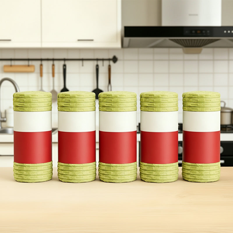 🔥 50% RABAT I BEGRÆNSET TID – Ultra-absorberende Riv-af Rengøringsrulle – Flergangsbrug – Ribbestruktur, Ridsefri – Perfekt til Køkken, Glas, Elektronik & Kæledyrshår 🧼✨🛡️