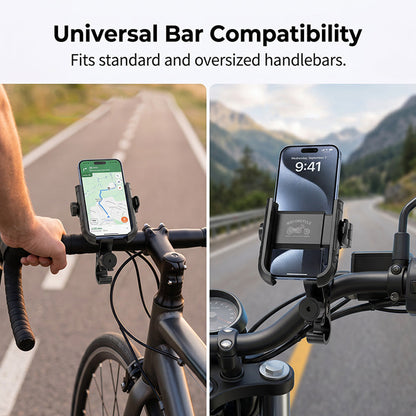 🎉 2026-udsalg — Over 42.000 solgt! 🚴‍♂️ Cykelholder til mobiltelefon med hurtigudløser – SecureLock og stødabsorberende polstring