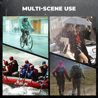 🌧️ Bærbar, engangsregnjakke – ✨ Let som en fjer, øjeblikkelig beskyttelse og en problemfri, bekymringsfri udflugt 🎒🏕️