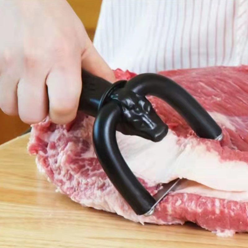🔥50 % RABAT! 🥩 Håndholdt fedtfjerner til oksekød og svinekød, bærbart værktøj til fjernelse af kødfedt, praktisk køkkenredskab til grillning, der gør det nemt at trimme bryststykket