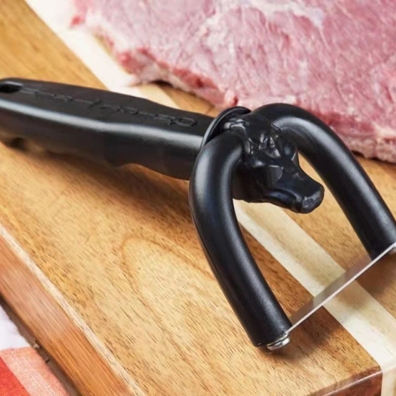 🔥50 % RABAT! 🥩 Håndholdt fedtfjerner til oksekød og svinekød, bærbart værktøj til fjernelse af kødfedt, praktisk køkkenredskab til grillning, der gør det nemt at trimme bryststykket