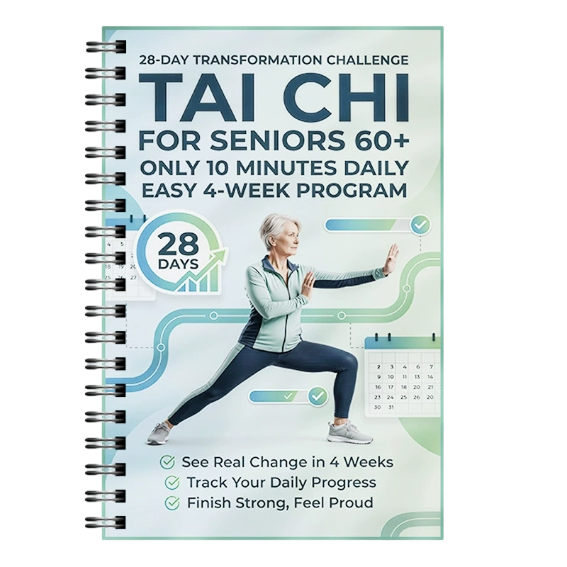 🧘 BEGRÆNSET TID: 50 % RABAT! ⚡ Tai Chi-træningsbog til seniorer og begyndere – skånsom, trin for trin, med fokus på velvære ✨