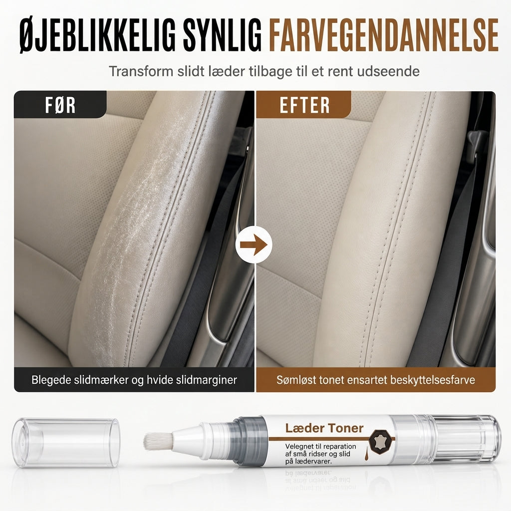 🖊️✨ Læderreparationspen – Farverestaurering & ridseparering på én gang 💪/🖊️✨ Leather repair pen