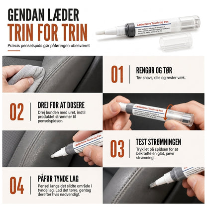 🖊️✨ Læderreparationspen – Farverestaurering & ridseparering på én gang 💪/🖊️✨ Leather repair pen